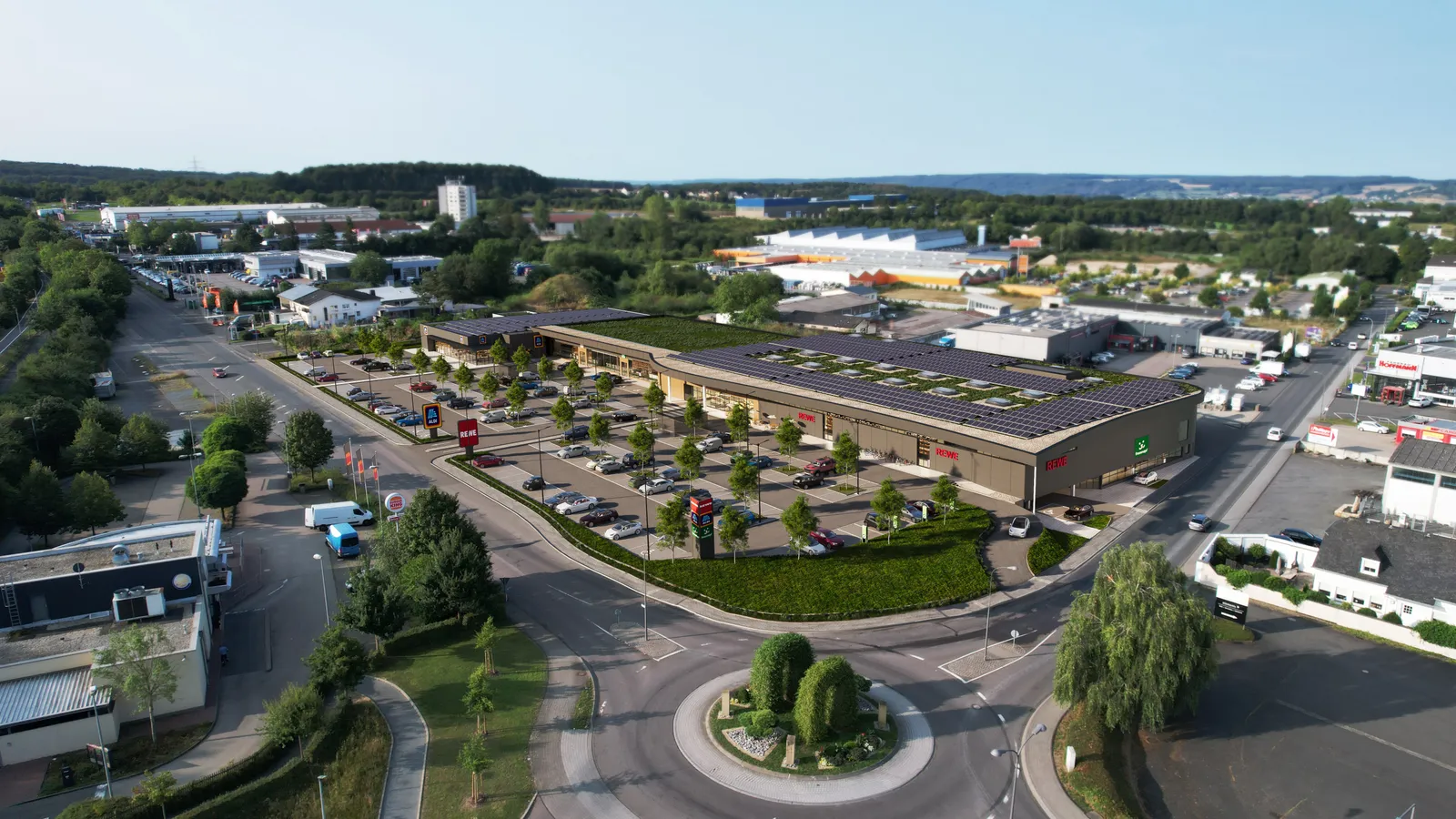 Visualisierung Fachmarktzentrum Bitburg